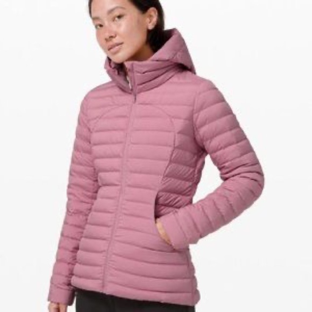 Mauve Pink Lululemon Pack it Down Jacket